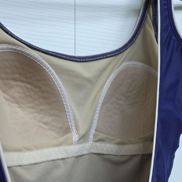 5 For $25 Speedo Navy Blue One-Piece Swimsuit - Picture 6 of 7